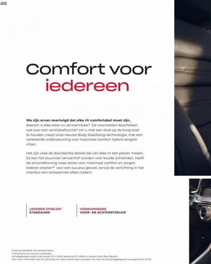 Honda CR-V e:HEV & e:PHEV — Brochure. Page 26