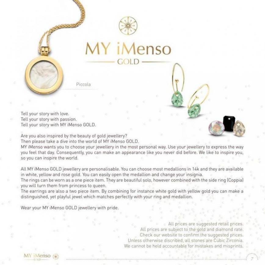 MY iMenso GOLD catalog. Page 7