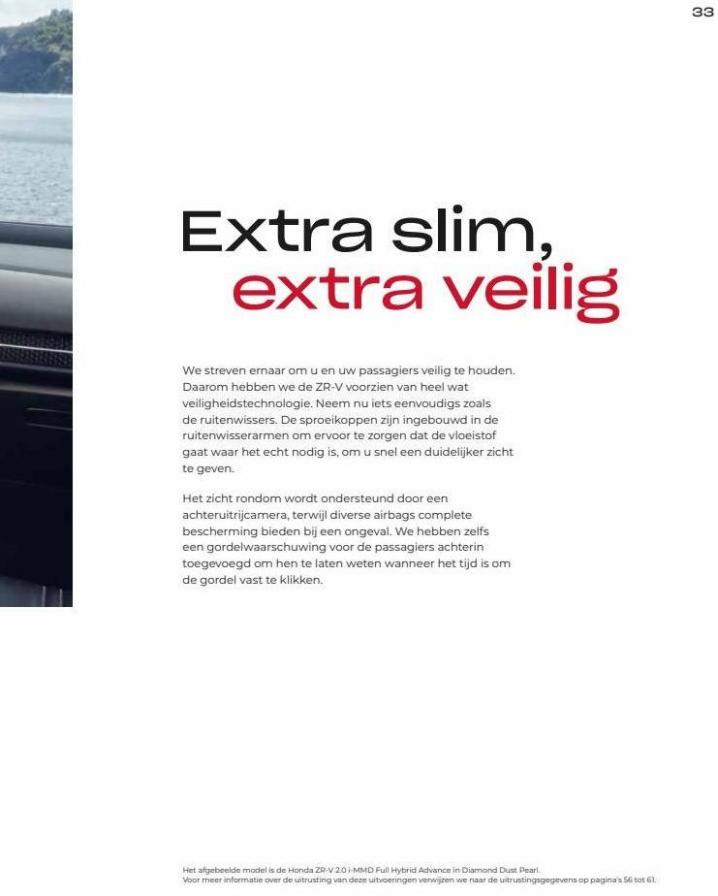 Honda ZR-V e:HEV — Brochure. Page 33