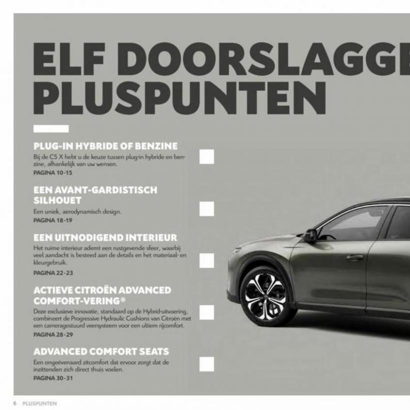 Citroën Nieuwe C5 X PLUG-IN HYBRID. Page 6