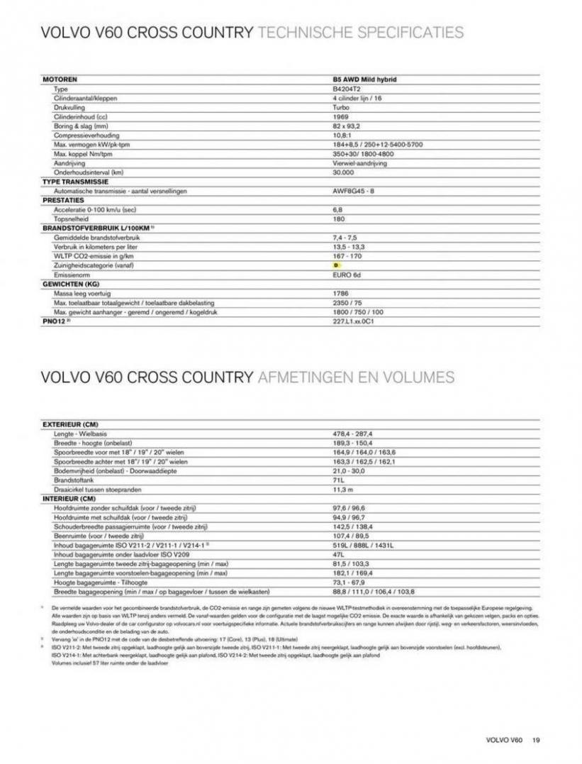 Volvo V60 & V60 Cross Country. Page 19