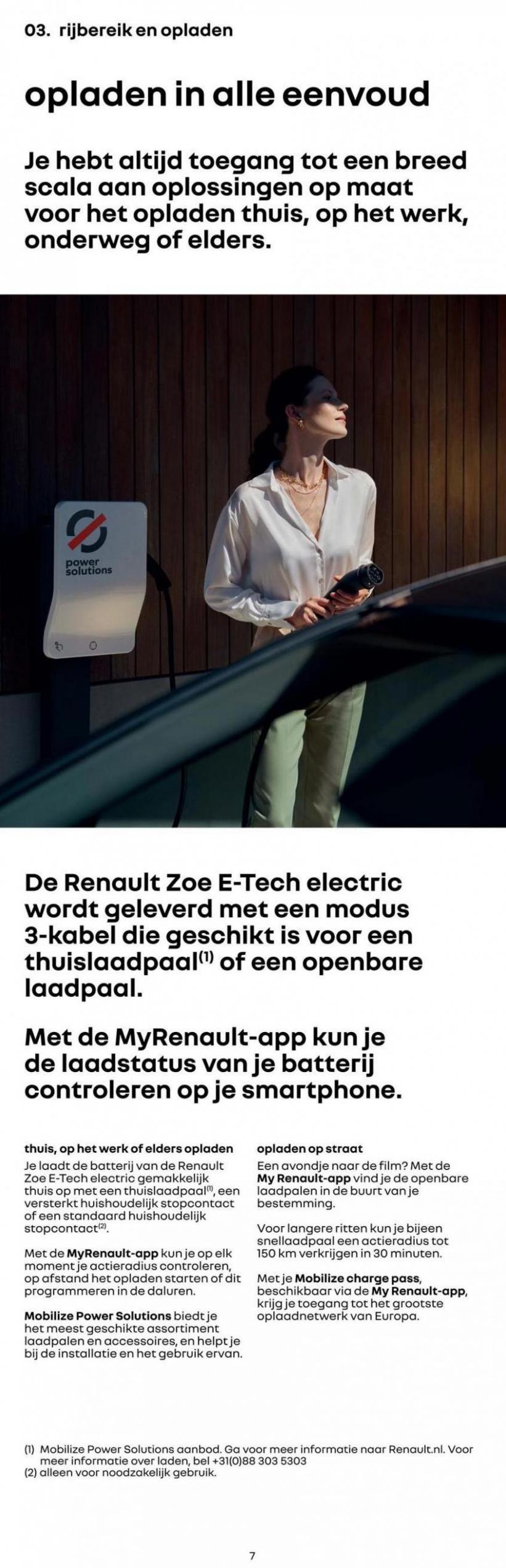 Renault Zoe E-Tech 100% Electric. Page 7