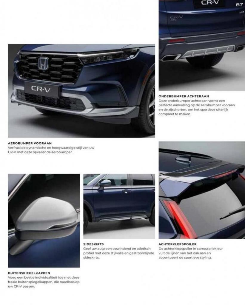 Honda CR-V e:HEV & e:PHEV — Brochure. Page 57
