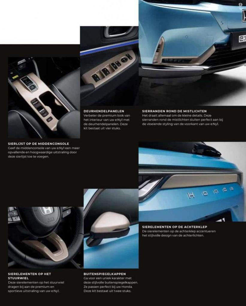 Honda e:Ny1 — Brochure Accessoires. Page 9