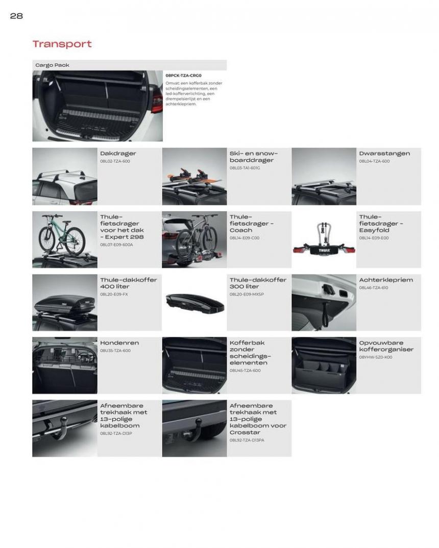 Honda Jazz e:HEV — Brochure Accessoires. Page 30
