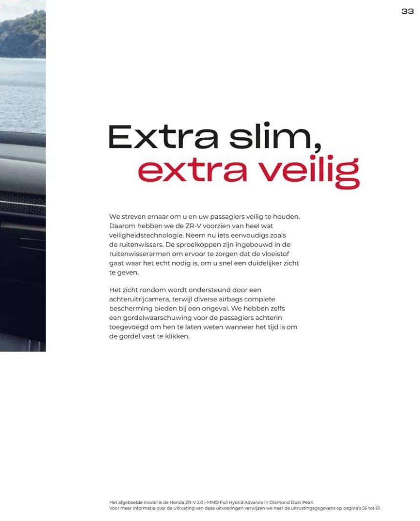 Honda ZR-V e:HEV — Brochure. Page 33