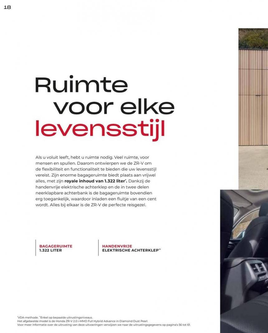 Honda ZR-V e:HEV — Brochure. Page 18