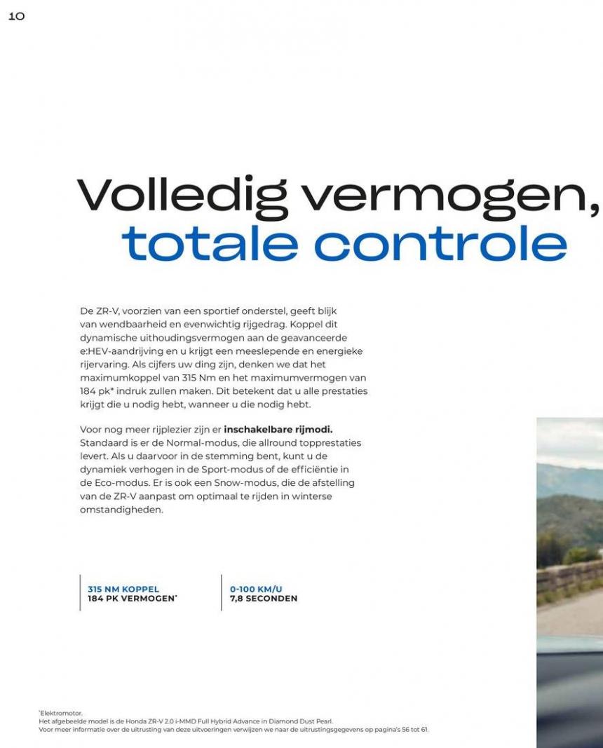 Honda ZR-V e:HEV — Brochure. Page 10