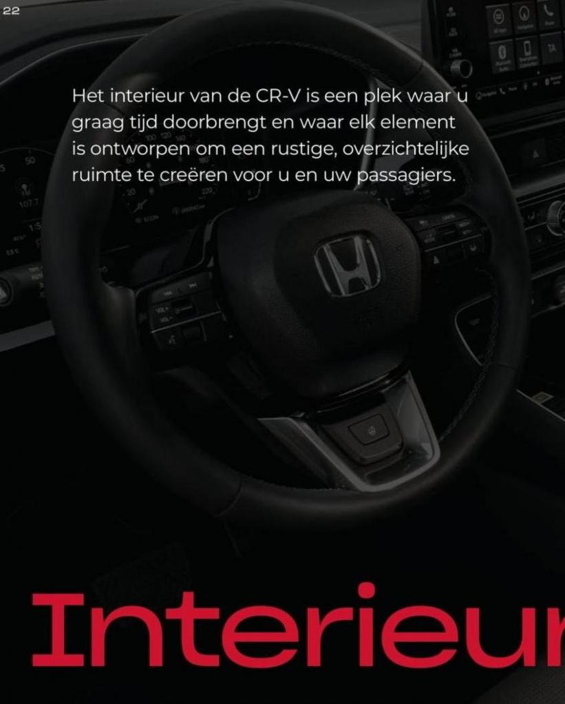 Honda CR-V e:HEV & e:PHEV — Brochure. Page 22