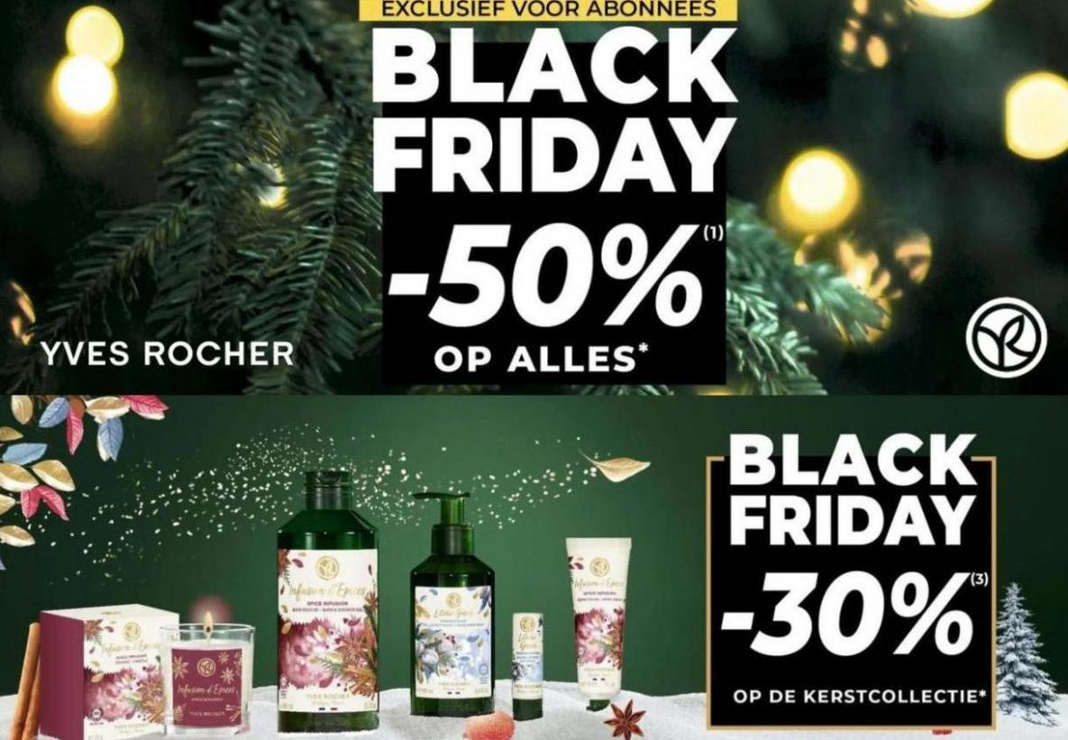 Black Friday -50% op alles*. Yves Rocher. Week 46 (2023-11-27-2023-11-27)