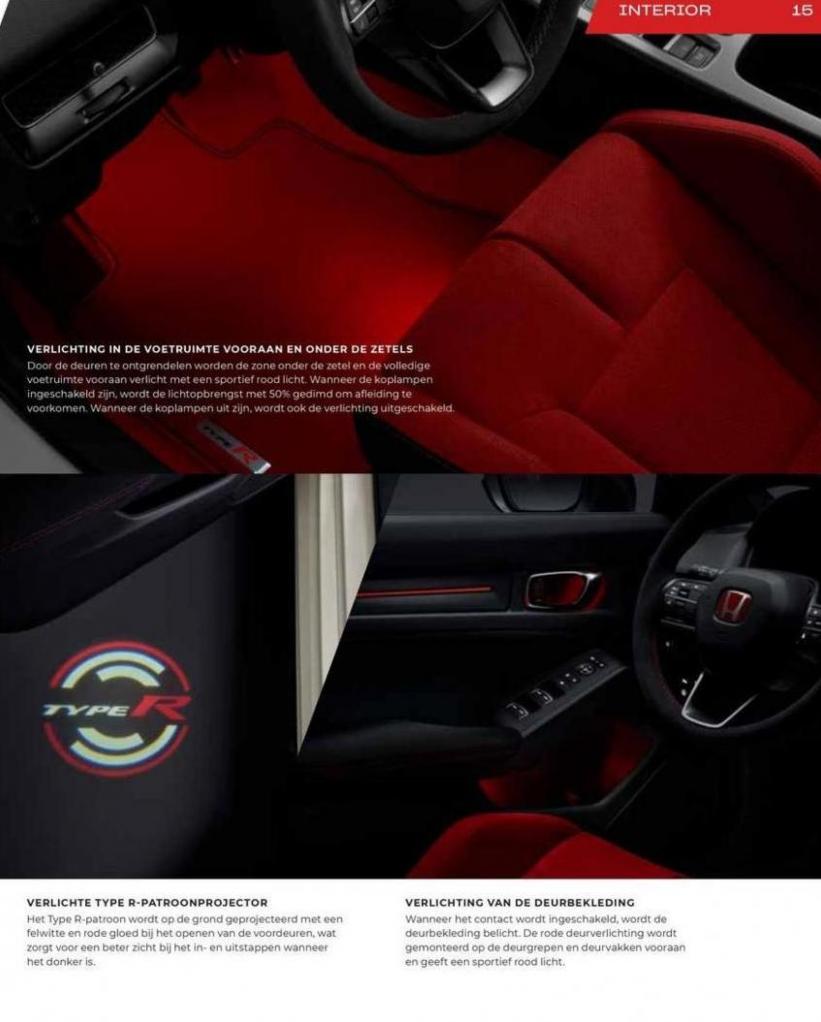 Honda Civic Type R — Brochure Accessoires. Page 15