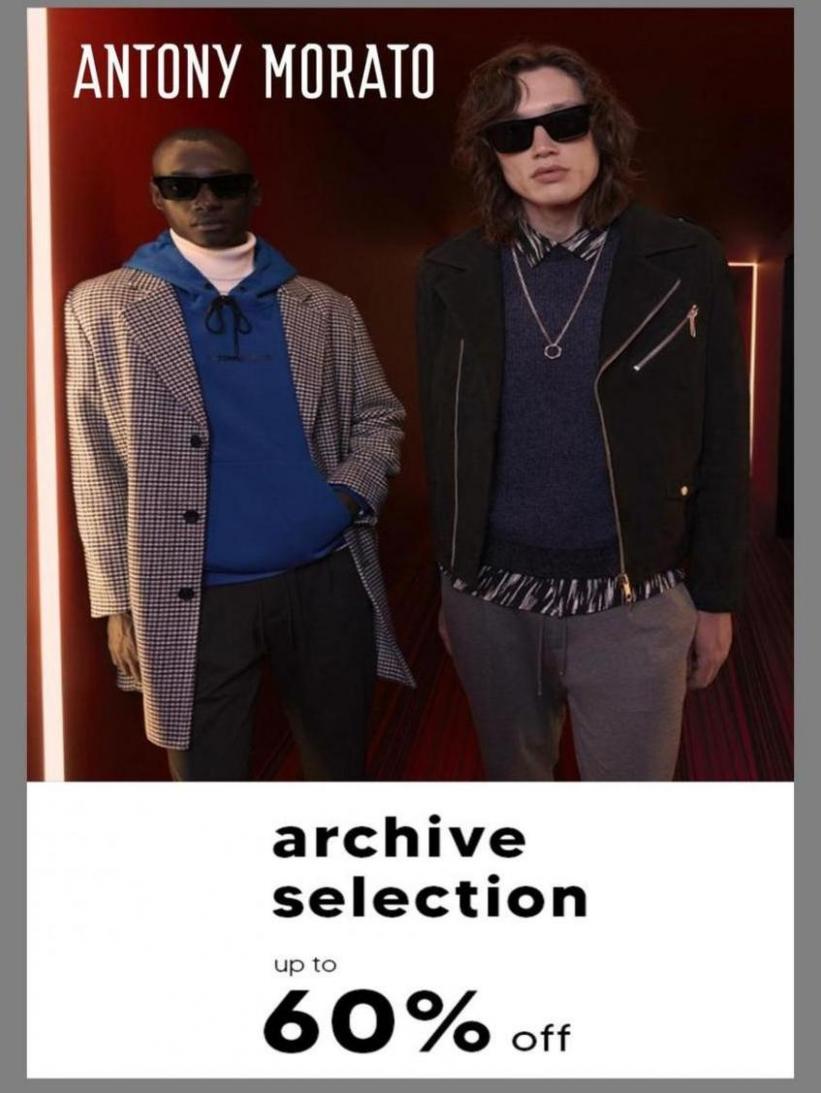 Archive Selection up to 60% Off. Antony Morato. Week 40 (2023-11-19-2023-11-19)