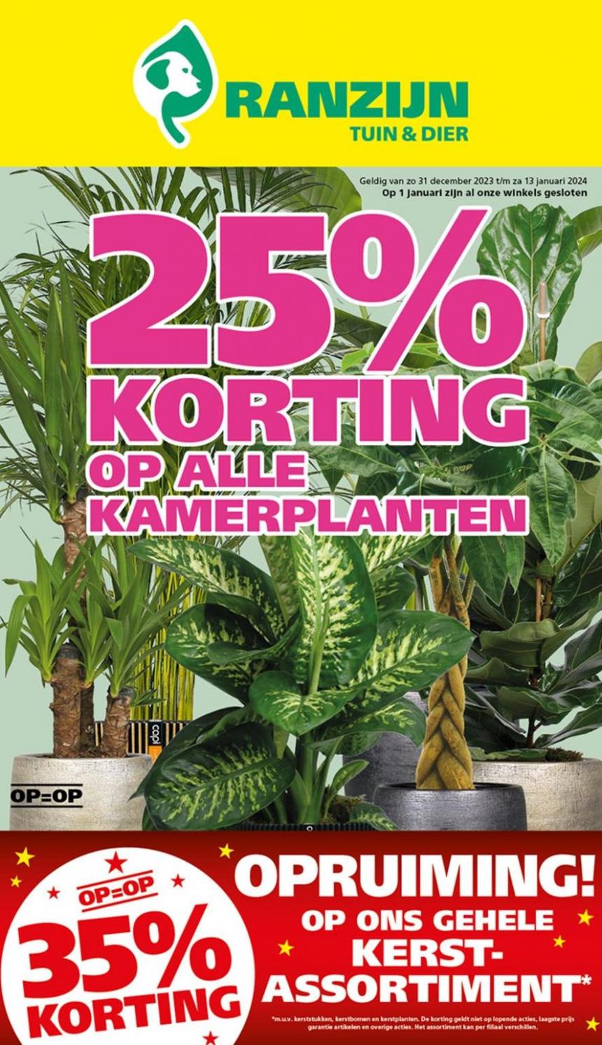 25% Korting Op Alle Kamperplanten. Page 1