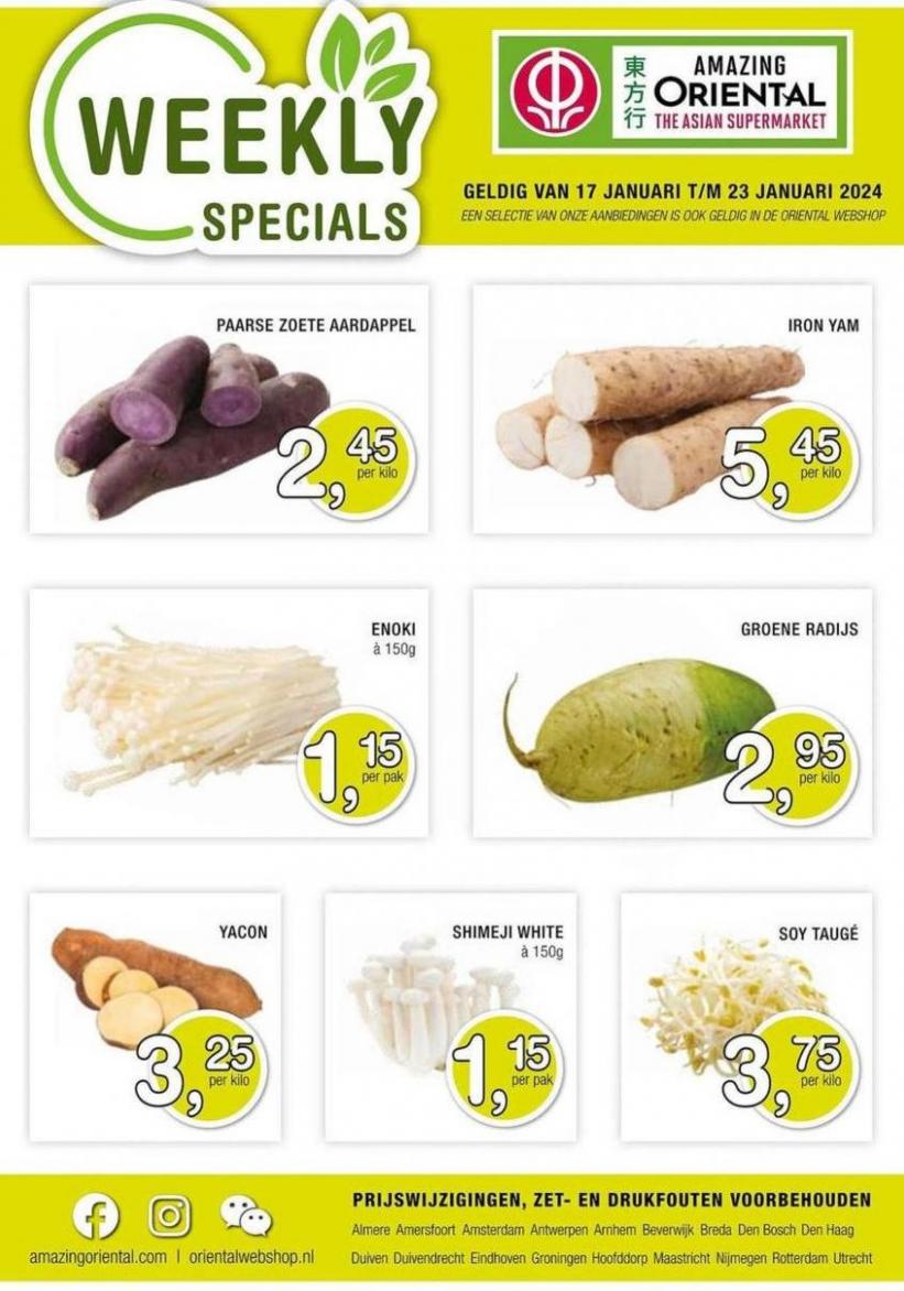 Weekly Specials. Page 1