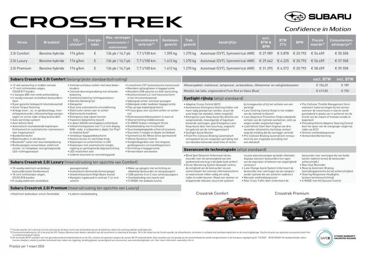 Subaru Crosstrek. Subaru. Week 10 (2025-03-06-2025-03-06)