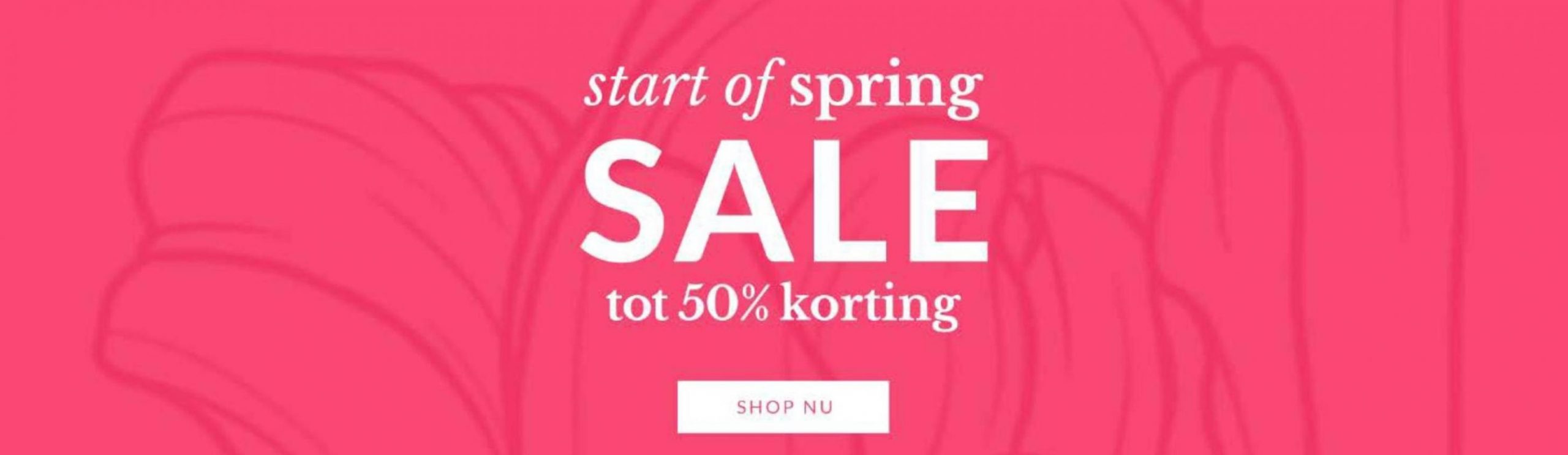 Start Of Spring Sale Tot 50% Korting. Brandfield. Week 10 (2024-03-20-2024-03-20)