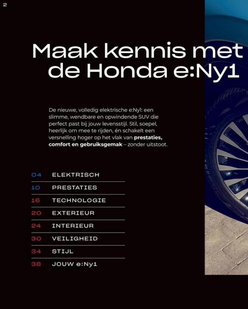 Honda e:Ny1 Limited Edition — Brochure. Page 2