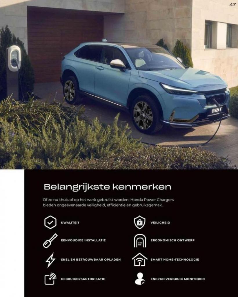 Honda e:Ny1 Limited Edition — Brochure. Page 47