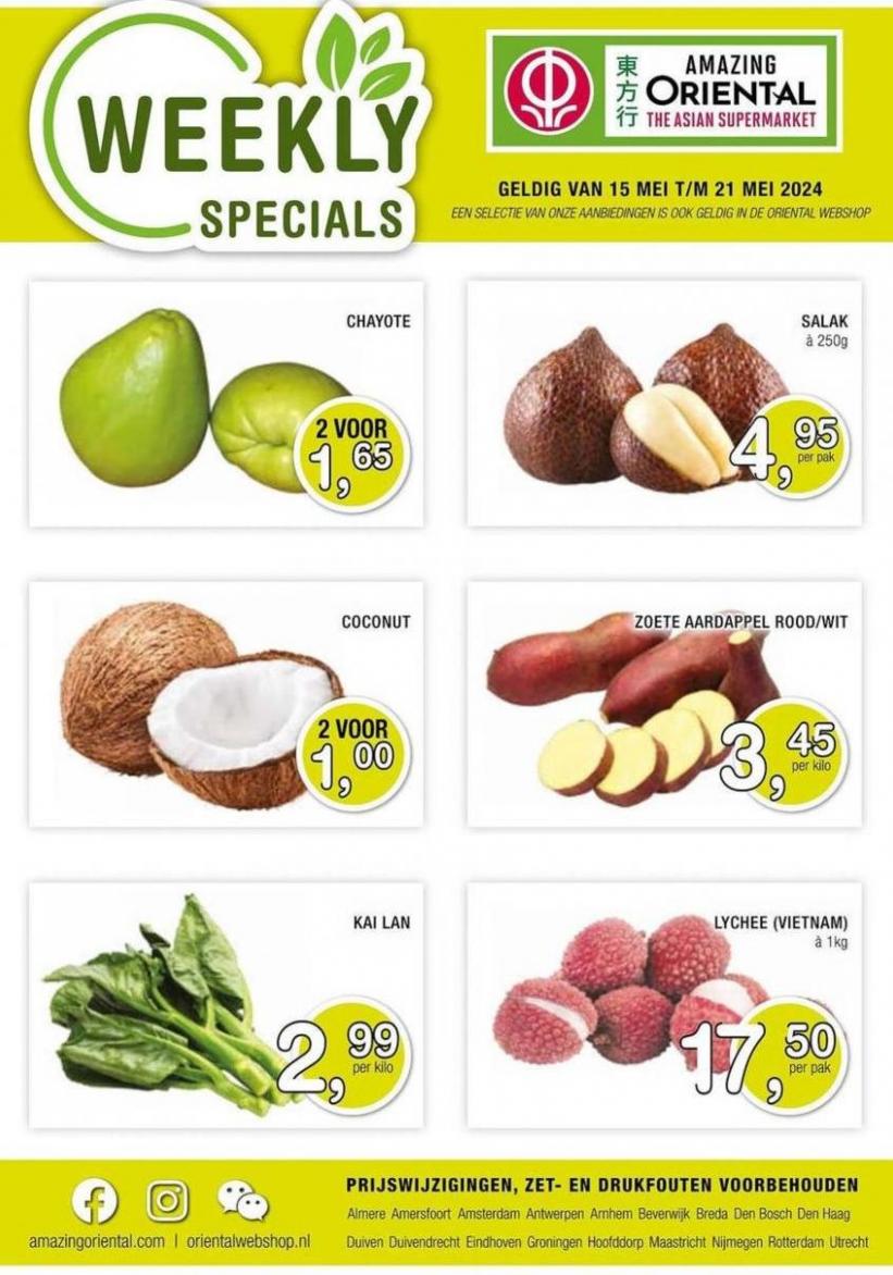 Amazing Oriental Weekly Specials. Amazing Oriental. Week 20 (2024-05-29-2024-05-29)