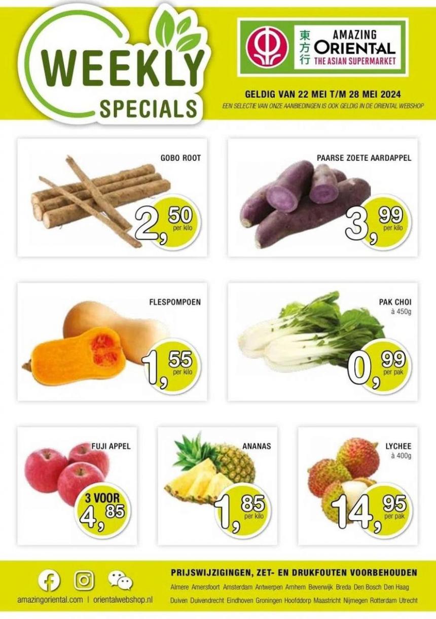 Weekly Specials!. Amazing Oriental. Week 21 (2024-06-05-2024-06-05)