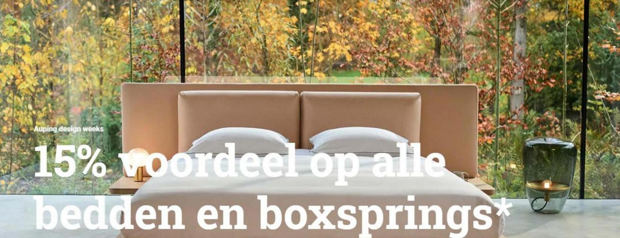 15% voordeel op alle bedden en boxsprings. Auping. Week 21 (2024-06-02-2024-06-02)