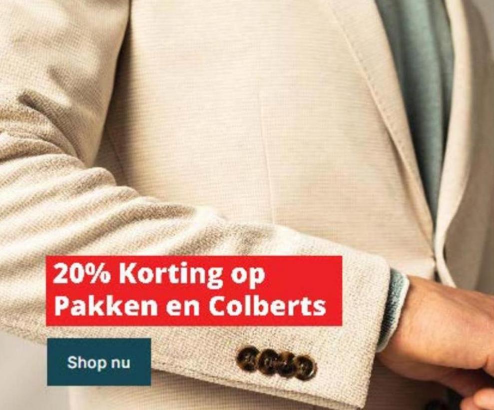 20% Korting op Pakken en Colberts. Adam Brandstore. Week 19 (2024-05-23-2024-05-23)