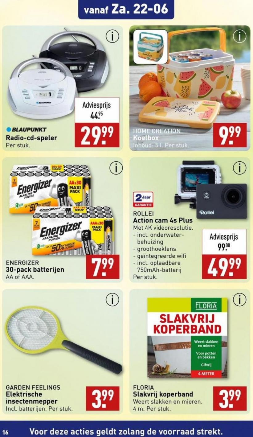 Folder Aldi Actie. Page 16