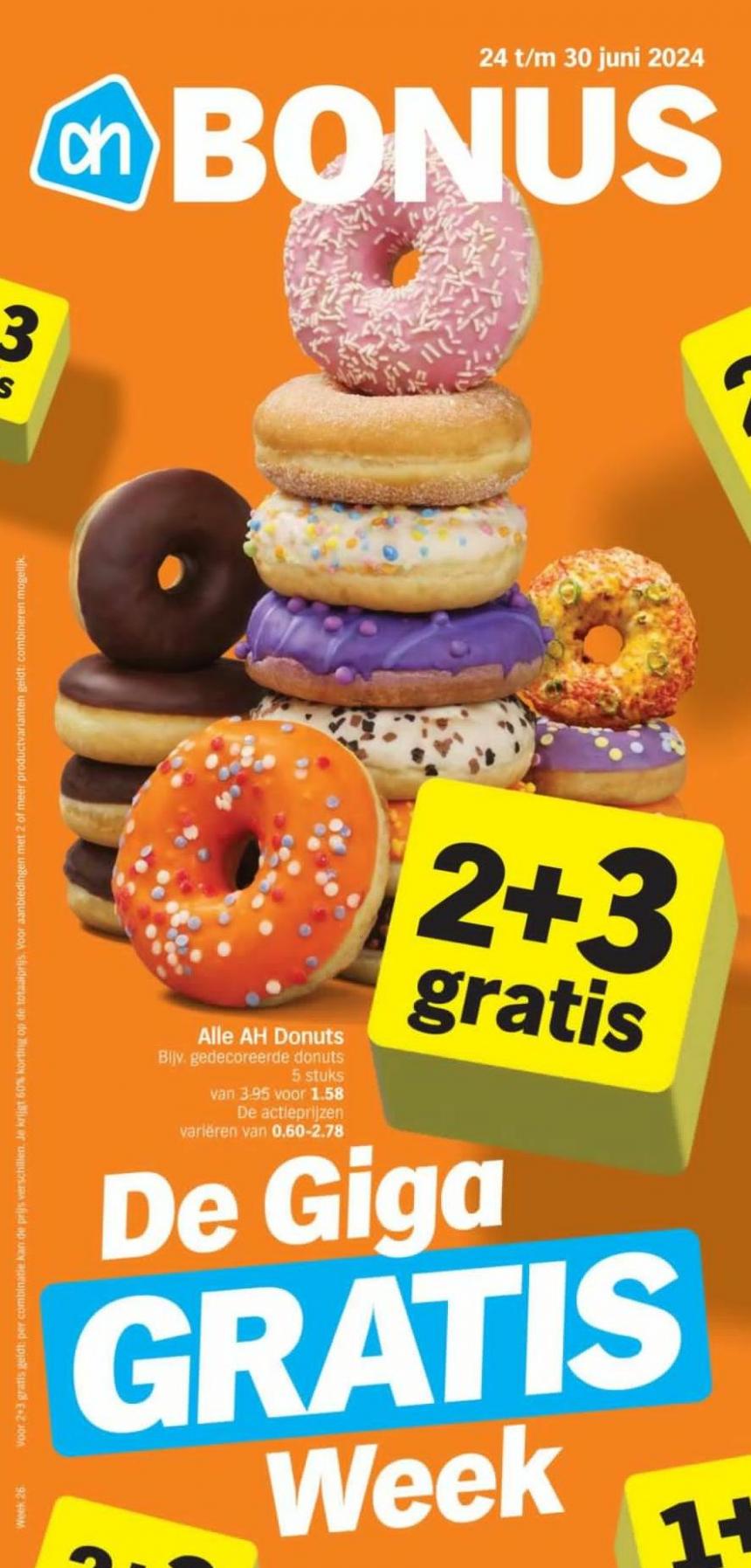 Albert Heijn De Giga GRATIS Week. Albert Heijn. Week 26 (2024-07-12-2024-07-12)