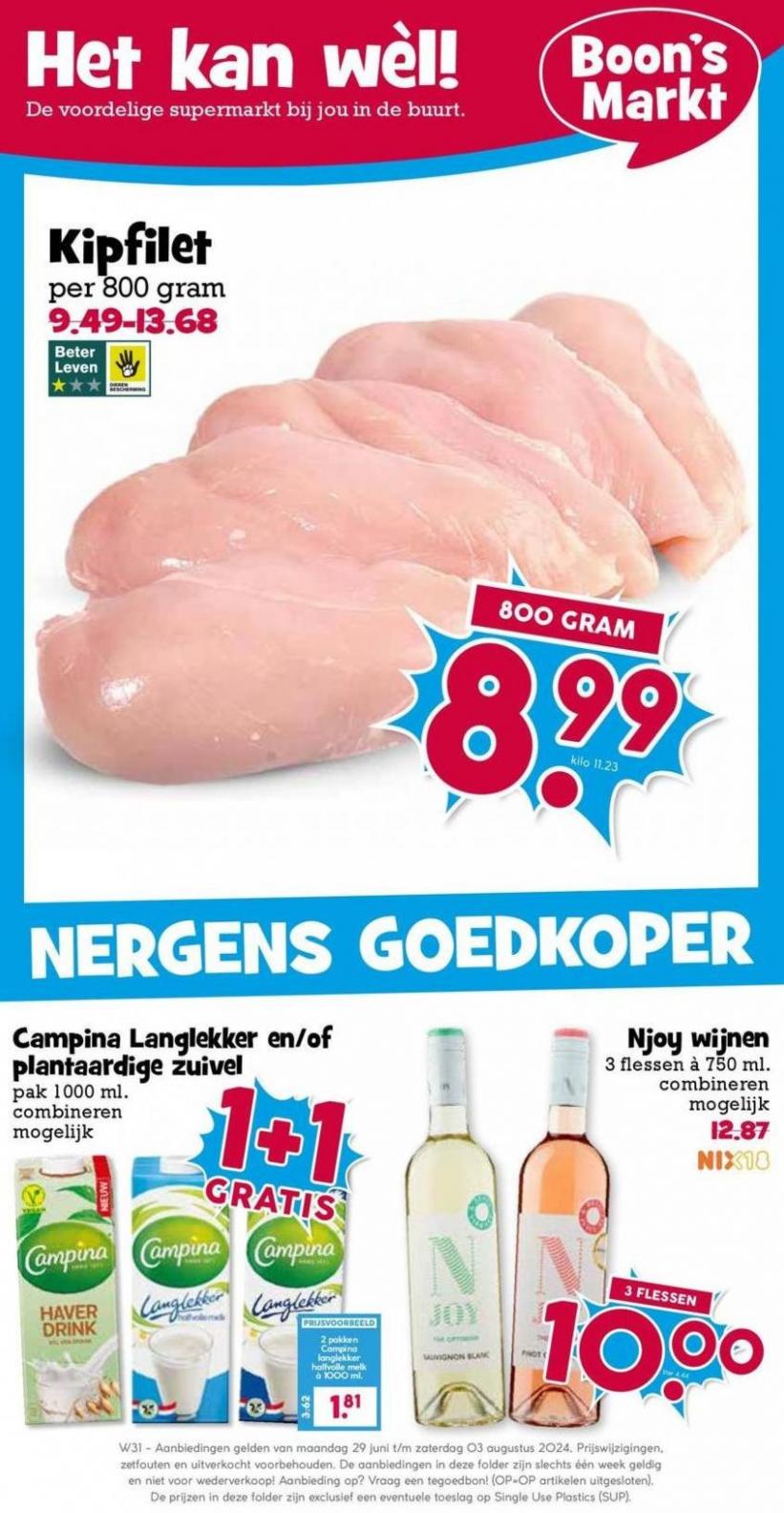 Aantrekkelijke speciale aanbiedingen voor iedereen. Boon's Markt. Week 30 (2024-08-11-2024-08-11)