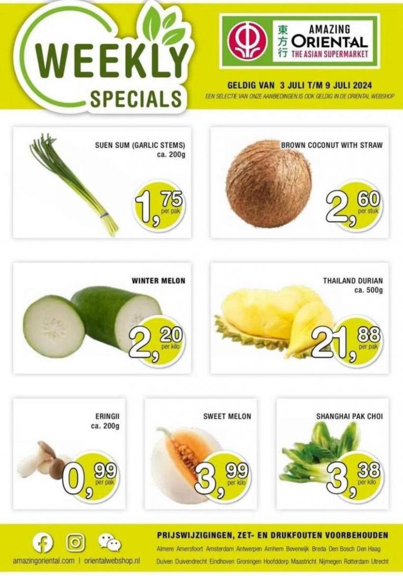 Weekly Specials!. Amazing Oriental. Week 27 (2024-07-17-2024-07-17)