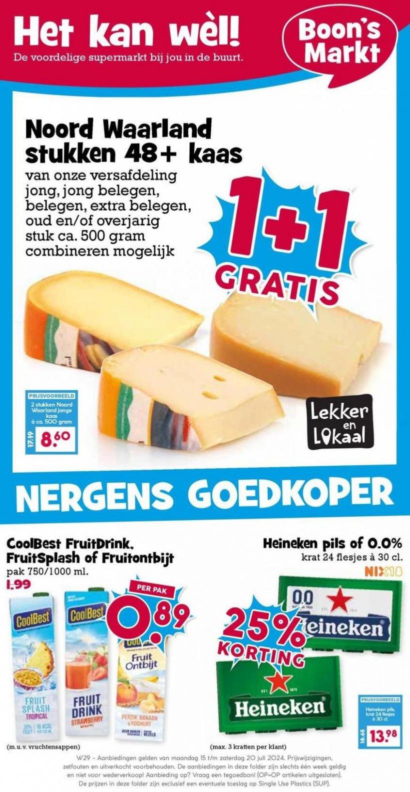 Geweldige kortingen op geselecteerde producten. Boon's Markt. Week 29 (2024-08-03-2024-08-03)