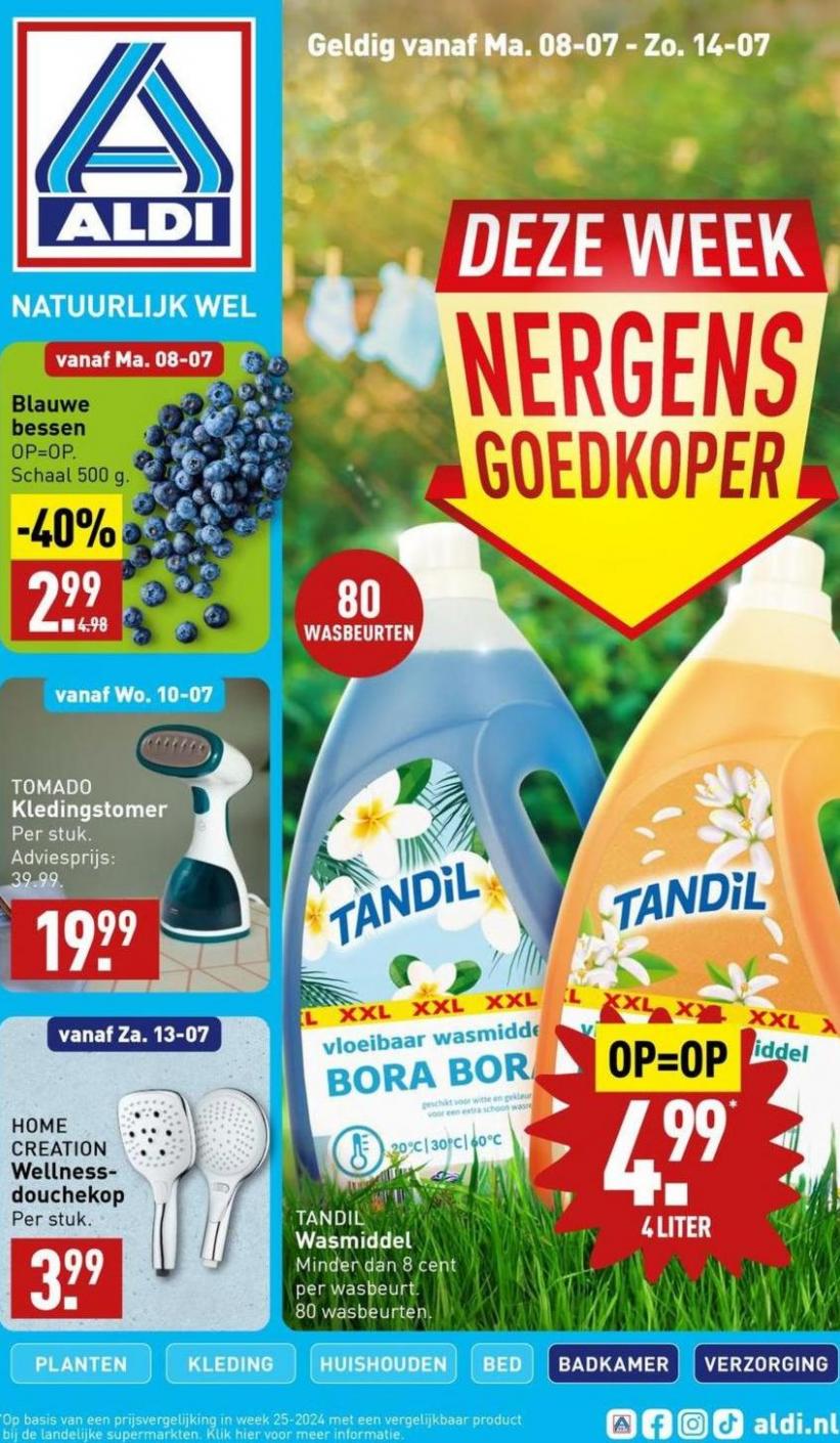 Actuele koopjes en aanbiedingen. Aldi. Week 27 (2024-07-18-2024-07-18)