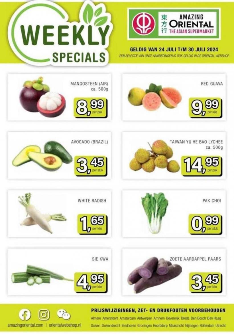 Weekly Specials!. Amazing Oriental. Week 30 (2024-08-07-2024-08-07)