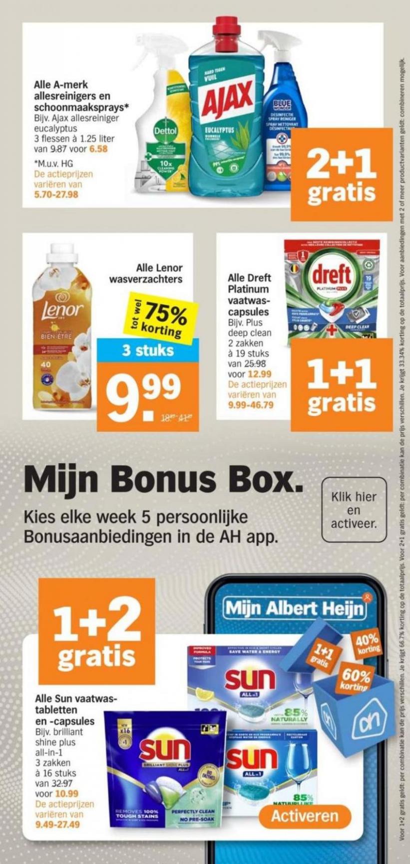 Albert Heijn folder. Page 20