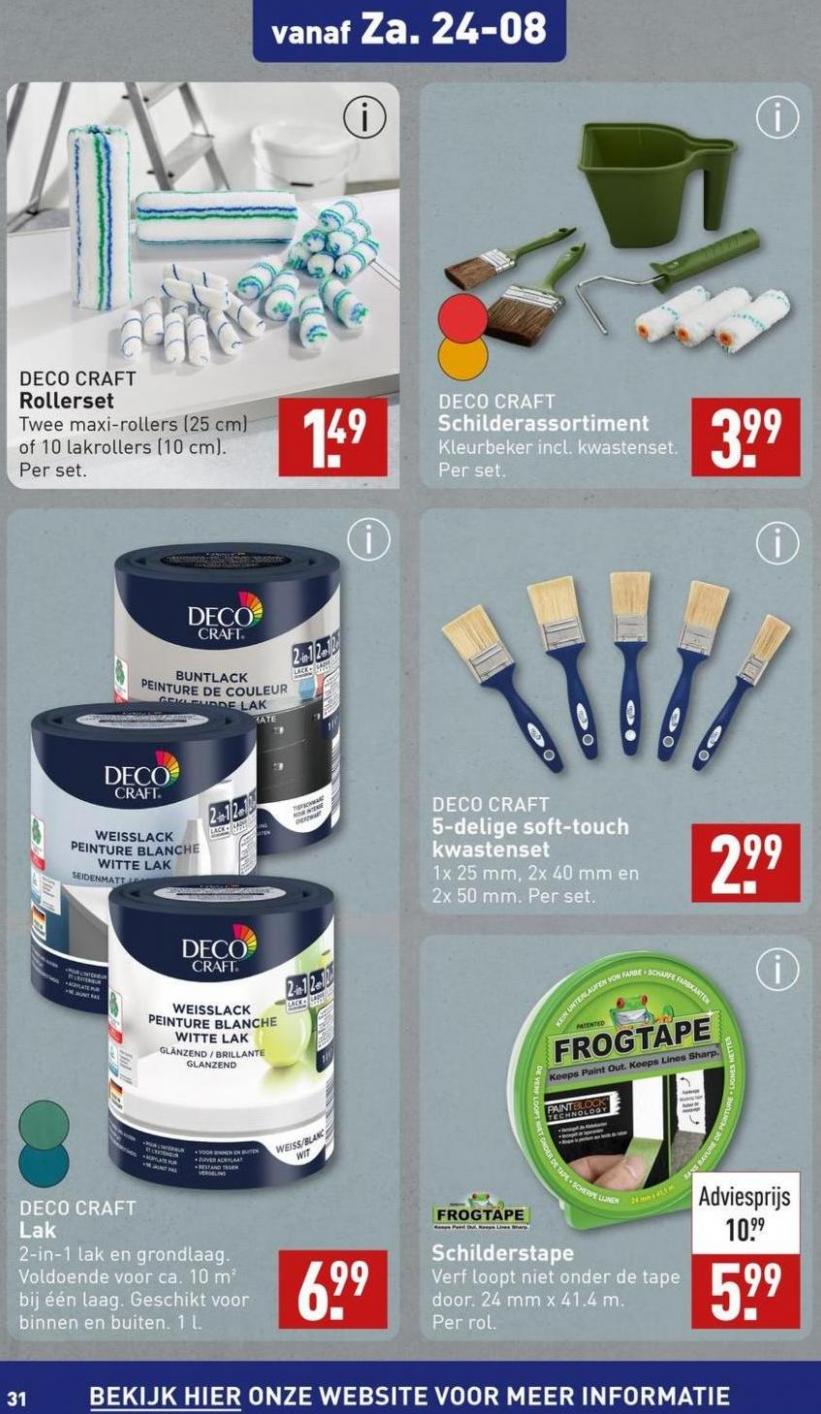 Bespaar nu met onze deals. Page 31