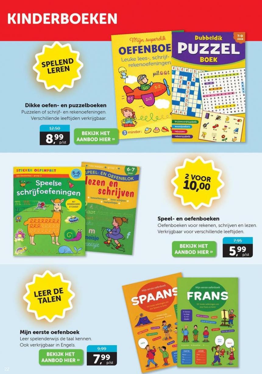 Folder Boekenvoordeel Actie. Page 22